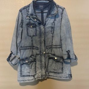 Acid wash jacket